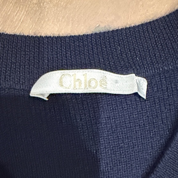 Chloe Navy Knit Top - Picture 2 of 5